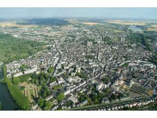 Vue aérienne de Bourges